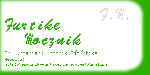 furtike mocznik business card